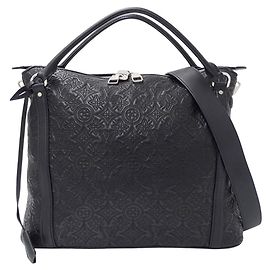 Sac à main Louis Vuitton Monogram Anthea Ixia MM Noir