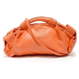 Loewe Anagram 2-Wege Ledertasche Orange