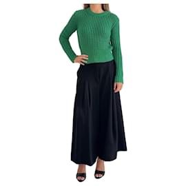 Acne Studios Pull en coton vert Vert