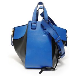 Bolsa de couro Hammock Loewe 2 em 1 Azul