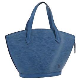 LOUIS VUITTON Borsa a Spalla Epi Saint Jacques Blu M52275 LV Auth SW2284 Blu