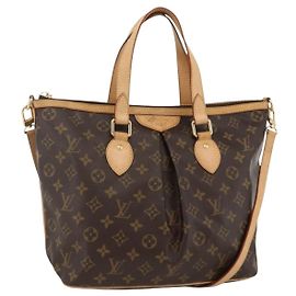 LOUIS VUITTON Monogram Palermo PM Tote Bag M40145 LV Auth am11105A Monogram