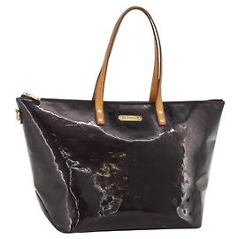 LOUIS VUITTON Bolsa Tote Bellevue GM Monogram Vernis Amarante M93589 Auth BSZ599 Burdeos