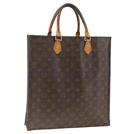 LOUIS VUITTON Bolsa Sac Plat Monogram M51140 LV Auth gh1978 Monograma