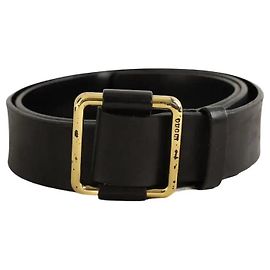 Gucci Cinto de couro preto Preto