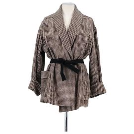 Isabel Marant Etoile Braune Wolljacke Braun