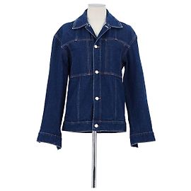 Roseanna Chaqueta de algodón azul Azul