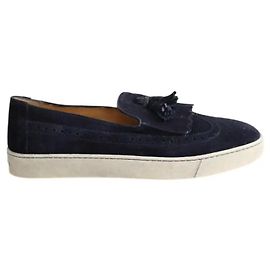 Santoni Mocassini blu Blu