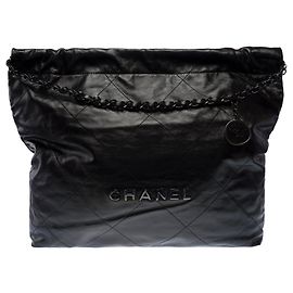 Borsa CHANEL Chanel 22 in Pelle Nera - 103377 Nero