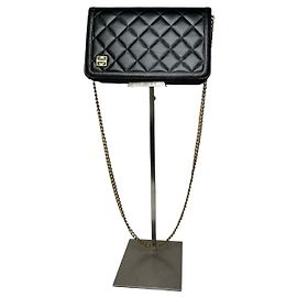 Vintage Givenchy 4G Ledertasche Schwarz Schwarz