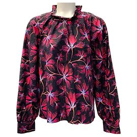 Blusa Marlie Zinnia Magenta Ulla Johnson Rosa