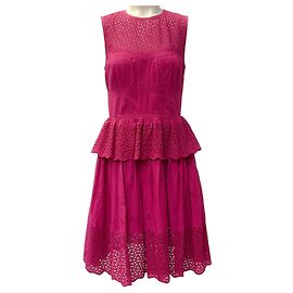 Vestido Jessa de Ojal Magenta Ruby de Ulla Johnson Rosa