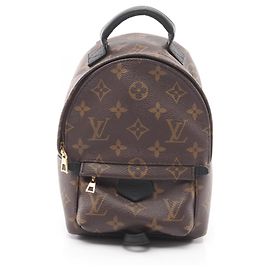 Zaino/borsa Palm Springs Mini di Louis Vuitton Marrone Nero