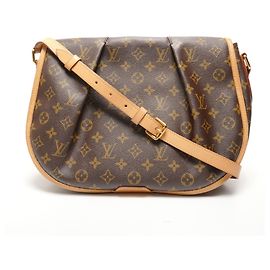 Bolso de Hombro Monogram Menilmontant MM de Louis Vuitton Castaño
