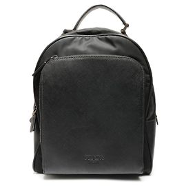 Prada Saffiano Nylon Backpack in Black Black