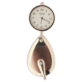 Collar Péndulo Reloj Secreto Hermès Dorado Otro