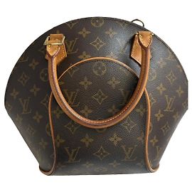 Borsa Louis Vuitton Ellipse in tela Monogram Marrone