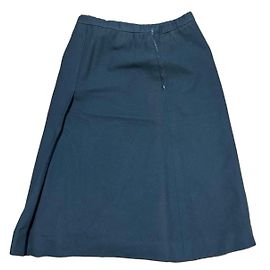 Hermès Night Blue Wool Skirt Dark blue