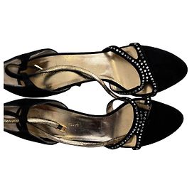 Autre Marque Sandali neri con strass Nero