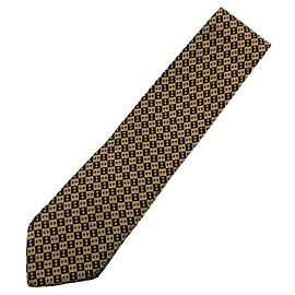 Corbata de seda Yves Saint Laurent Amarillo