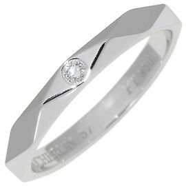 Boucheron Facette Pt950 Diamantring Größe 17 Silber