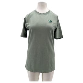 T-shirt Adidas verde in cotone XS Verde