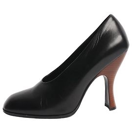The row Black leather pumps - size EU 38 Black