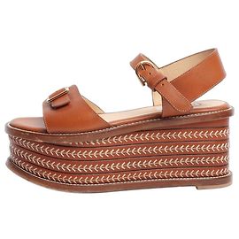 Gabriela Hearst Sandali platform marroni - taglia EU 38,5 Marrone