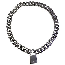 Céline Collar de Cadena Padlock Celine Plata