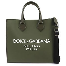 Borsa a spalla e shopping khaki Dolce & Gabbana Cachi