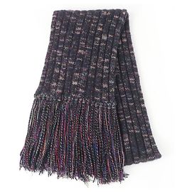 Chanel Multicolor Wool-Angora-Cashmere Blend Stole Multiple colors