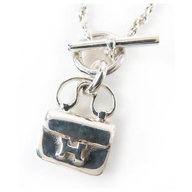 Hermès Collar Péndulo Amulette Constance 925 Hermes Plata