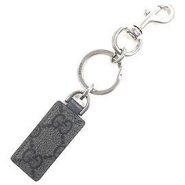 Gucci GG Supreme Canvas Ophidia Keychain Brown