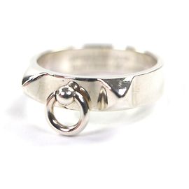 Hermès Hermes Collier de Chien Silver 925 Band Ring Other