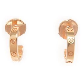Orecchini Love Small in oro rosa 18K di Cartier D'oro