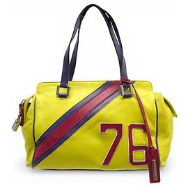 BAG DOLCE & GABBANA EASY WAY BANDA 76 TRACOLLA IN PELLE GIALLA Giallo