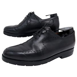 SCARPE BERLUTI RICHELIEU NEW PHYSIO 0179 8 42 PELLE NERA Nero