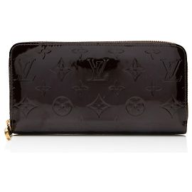 Portafoglio Zippy Monogram Vernis Louis Vuitton Rosso