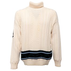 Strickpullover Gianfranco Ferré - 90er Jahre Weiß Roh