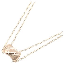 Collier Chanel Coco Crush en or K18PG Doré Métallisé