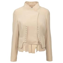 Givenchy Wool Jacket - '10s Brown Beige
