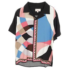 Camicia in rayon Supreme × EMILIO PUCCI Nero Altro
