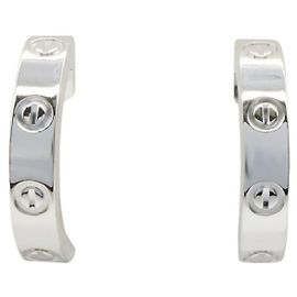 Pendientes Cartier Love en K18WG Plata