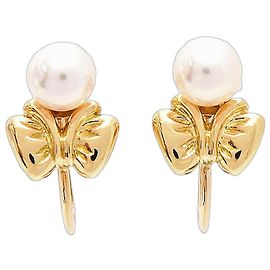 Orecchini in Perla 750YG Christian Dior 1P D'oro