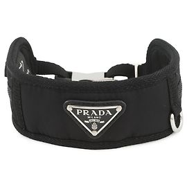 Collar para perros de Re-Nylon de Prada Negro