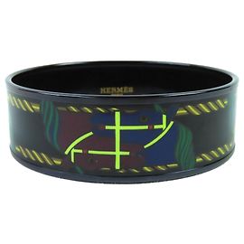 Hermès Hermes Email GM Click HH Bandana Bangle Bracelet Black Multiple colors