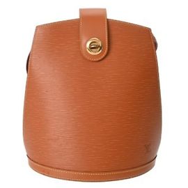 Sac à main épaule Cluny Epi Louis Vuitton Marron