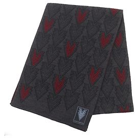Louis Vuitton Wollschal in Bordeaux und Dunkelgrau Bordeaux Anthrazitgrau