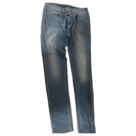 Jeans Gucci de denim azul con perlas Azul