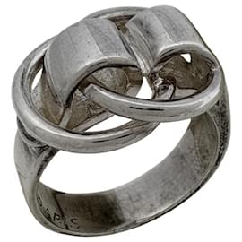 Anello in argento Deux Ano per donne di Hermès Argento